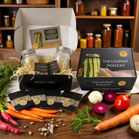 Must Bee Gourmet Pickle Kit reusable jar option for future batches