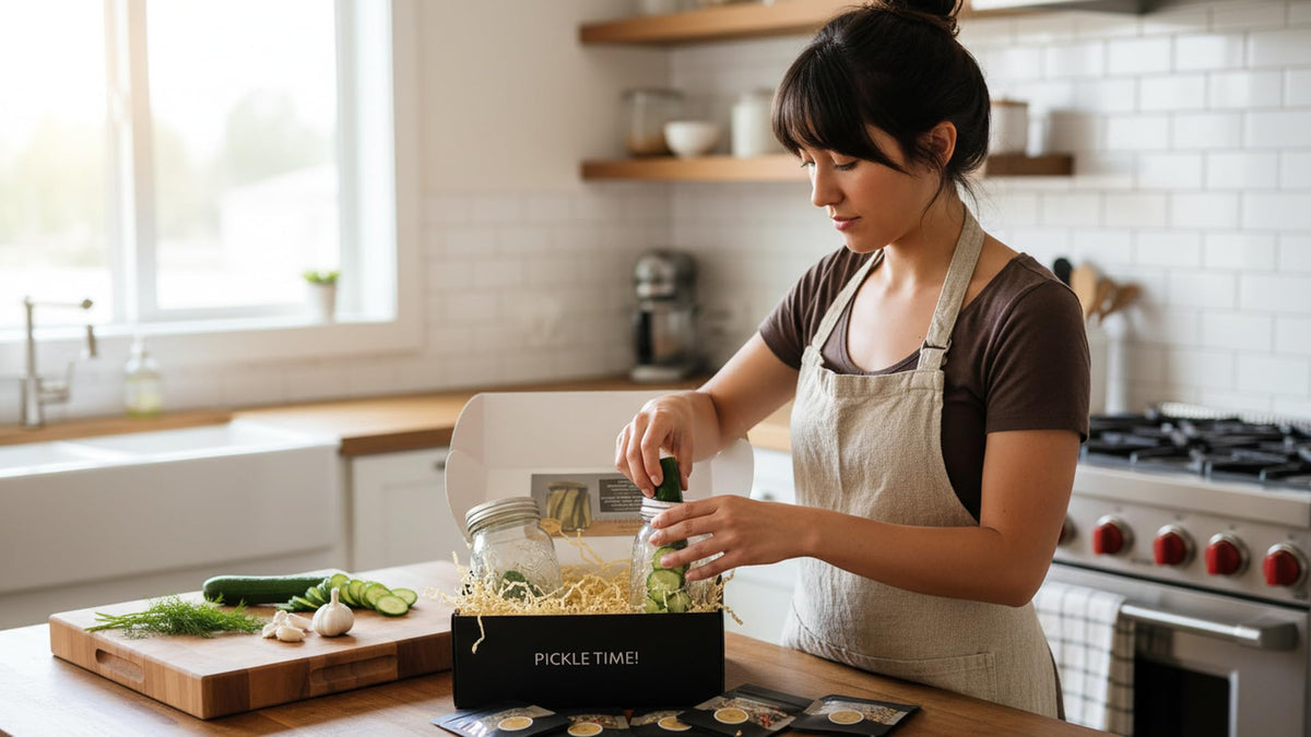 Must Bee Gourmet Pickle Kit step-by-step guide enables home fermentation