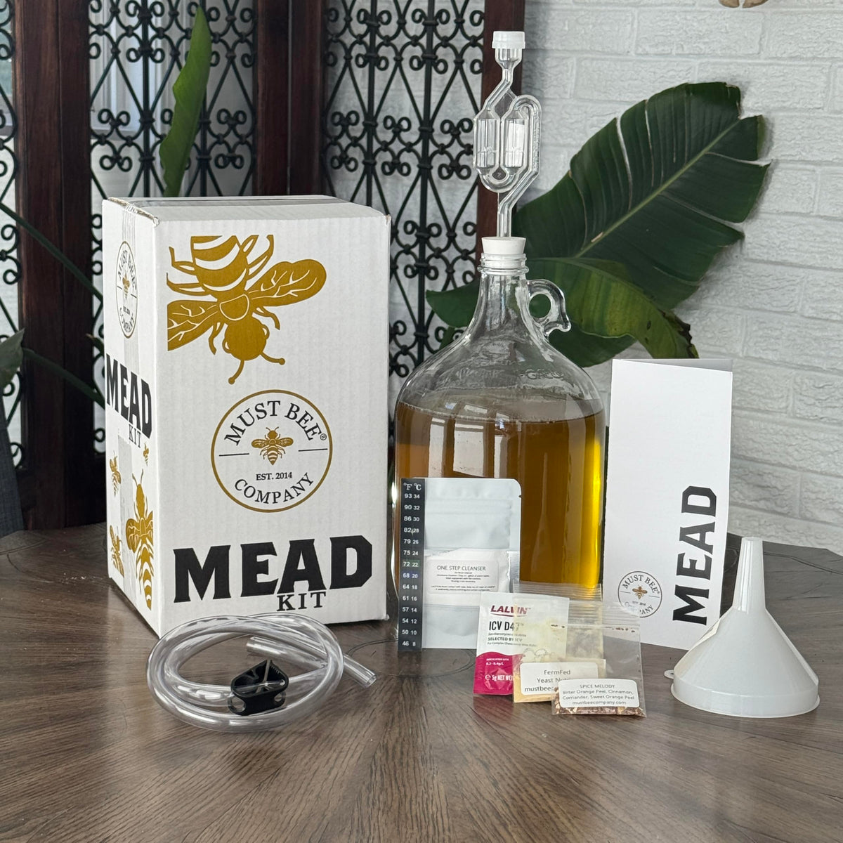 Must Bee Mead Kit step-by-step recipe guide for beginners