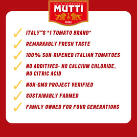 Mutti Tomato Puree Passata in a glass jar shows rich color for soups and marinara