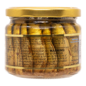 MW Polar Brisling sardines label close-up, Baltic origin