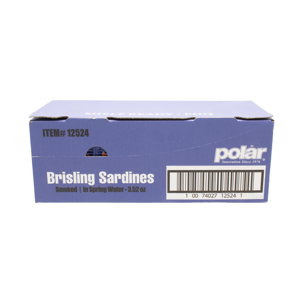 MW Polar brisling sardines on toast; convenient, flavorful topping.
