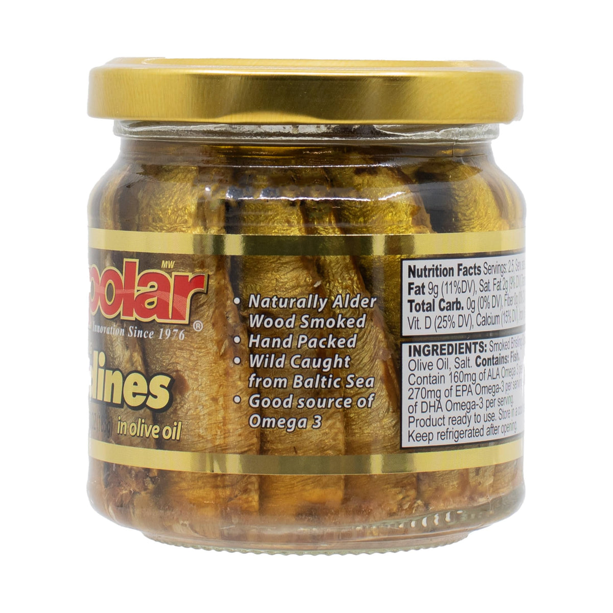 MW Polar brisling sardines on toast, ideal for tapas or quick lunch