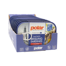 MW Polar brisling sardines tapas plate; ideal quick, protein-rich appetizer.