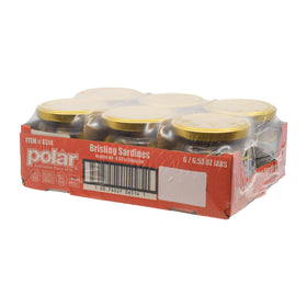 MW Polar Brisling Sardines wild-caught from the Baltic for clean, mild flavor.