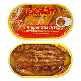 MW Polar Herring Kipper Snacks 12-pack: convenient, protein-rich ready-to-eat option.