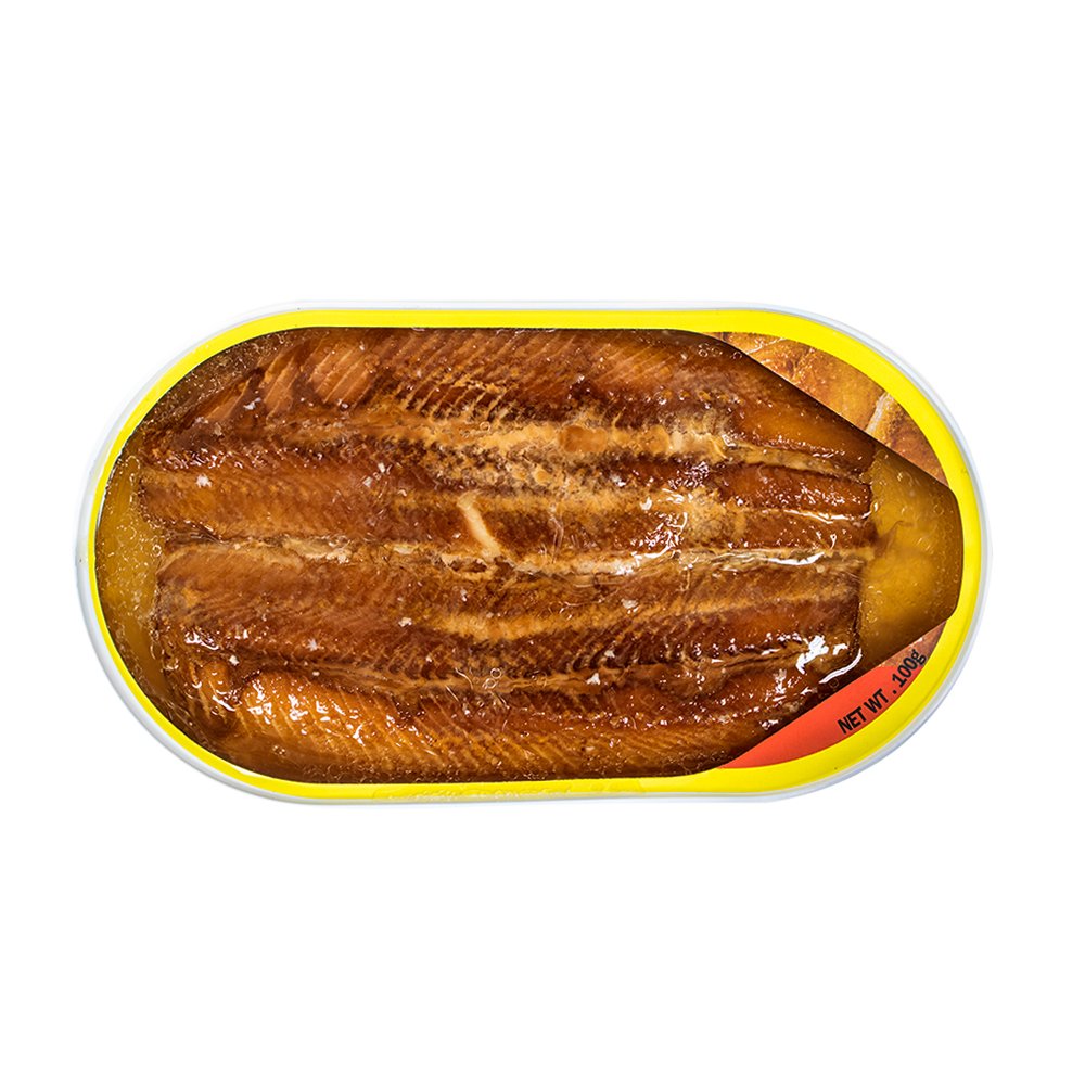 MW Polar Kipper Snacks Natural Wood-Smoked: authentic smoky flavor with no artificial additives.