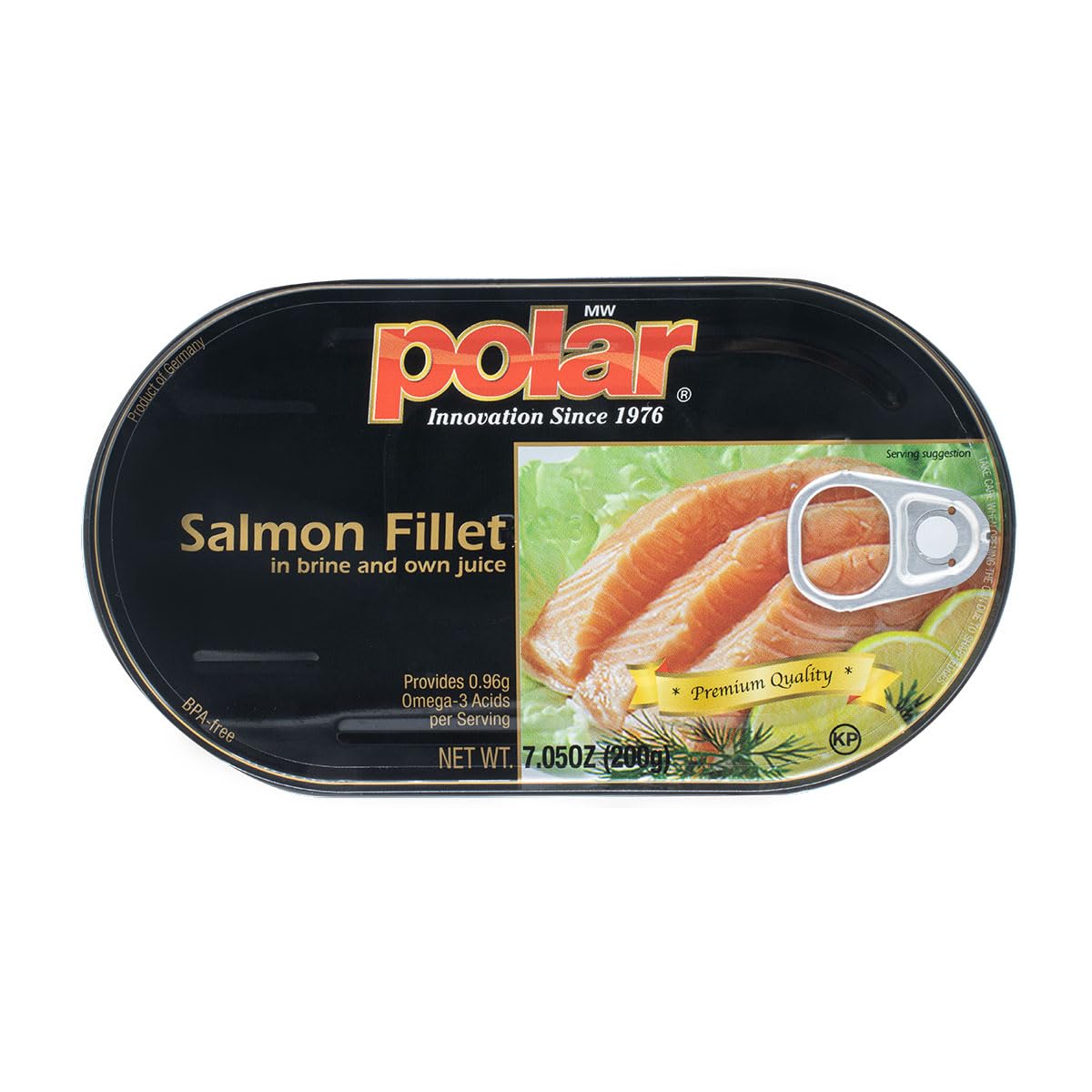 MW Polar salmon fillets ready-to-eat can for convenient, protein-rich meals