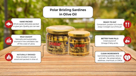 MW Polar wild-caught brisling sardines from the Baltic, omega-3 rich