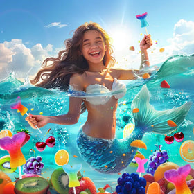 MXZGKCL Mermaid Lollipops tail design for mermaid birthday celebrations