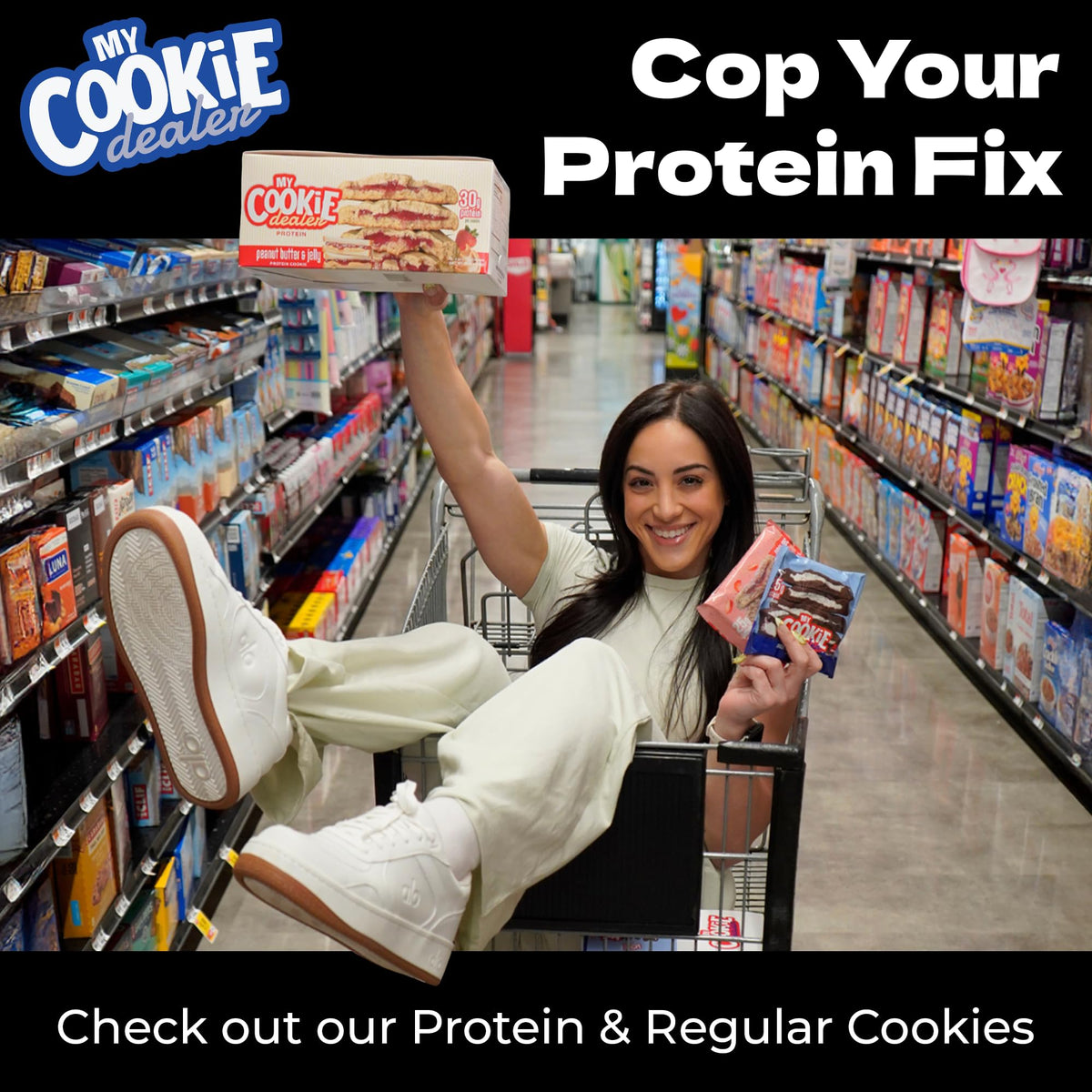 My Cookie Dealer Protein Pastries on-the-go pack—great travel companion.