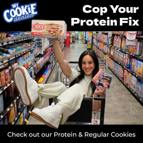 My Cookie Dealer Protein Pastries on-the-go pack—great travel companion.