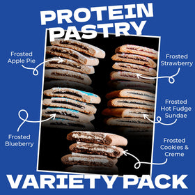 My Cookie Dealer Protein Toaster Pastry Blueberry—soft pastry with filling.