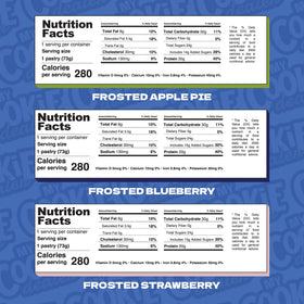 My Cookie Dealer Protein Toaster Pastry Cookies & Creme—frosted dessert alternative.