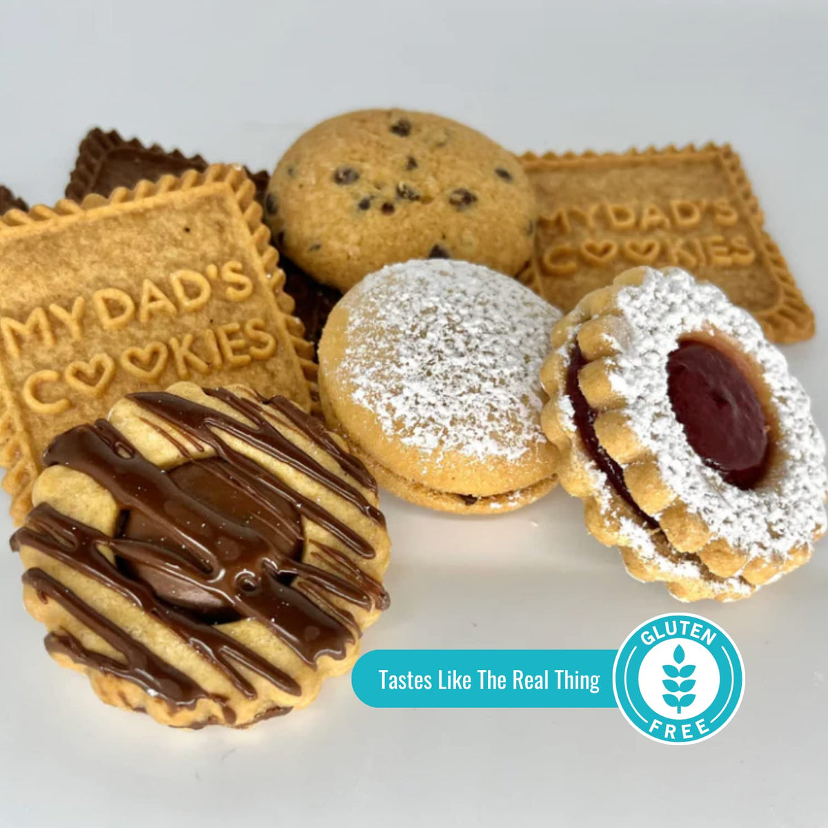 My Dad's Cookies biscotti, crisp and dunkable with coffee.