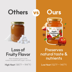 My Normal No Sugar Apple Cinnamon Jam fresh Korean apples highlight quality ingredients