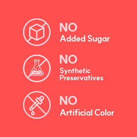 Ingredient panel of My Normal No Sugar Strawberry Jam showing 4 simple ingredients