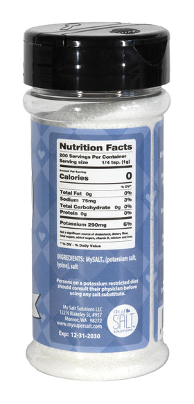 My Salt mineral balance bottle closeup illustrates balanced minerals supporting hydration.