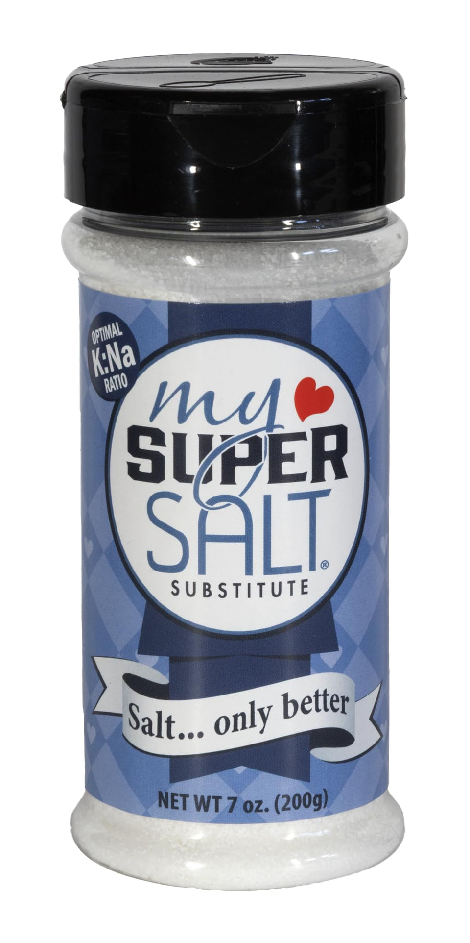 My Salt SUPER SALT bottle pour for flavorful meals with 85% less sodium.