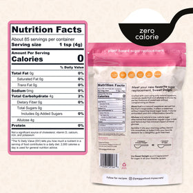 My Secrets Peggy’s Food coffee dissolve-friendly granulated sweetener enhances hot beverages