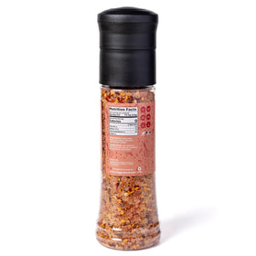 MY SECRETS PEGGY'S FOOD Crazy Salt Himalayan crystals closeup reveals natural color and pure flavor.
