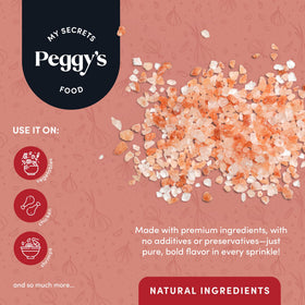 MY SECRETS PEGGY'S FOOD Crazy Salt on steak dish adds depth without overpowering flavors.