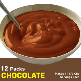 Serving My-T-Fine Chocolate Pudding in a bowl for family dessert.