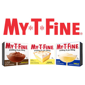 Family dessert night with My-T-Fine Chocolate Pudding as quick treat.