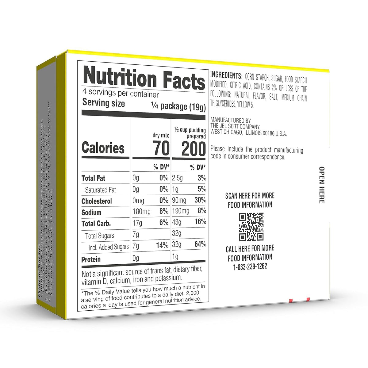 My-T-Fine lemon pudding dry mix packet, convenient pantry staple for desserts