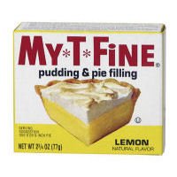 My-T-Fine Lemon Pudding & Pie Filling can, perfect for quick lemon desserts