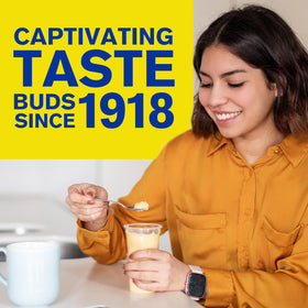 Kids enjoy a quick My-T-Fine vanilla pudding as an after-school snack
