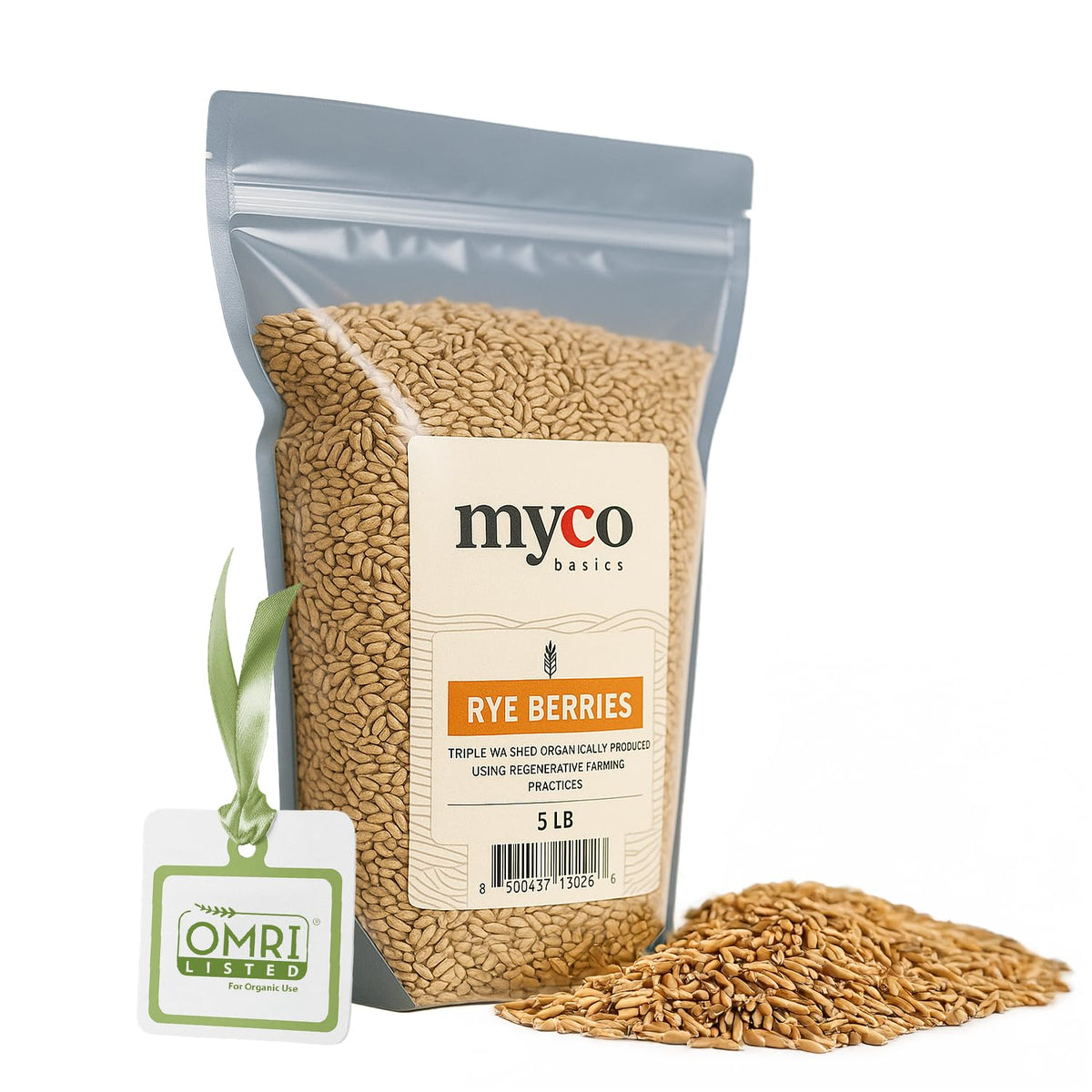 Mycology Basics organic rye berries premium culinary uses