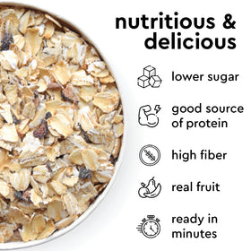 MYLK LABS Blueberry Maple Oatmeal Cup on-the-go breakfast for busy mornings.