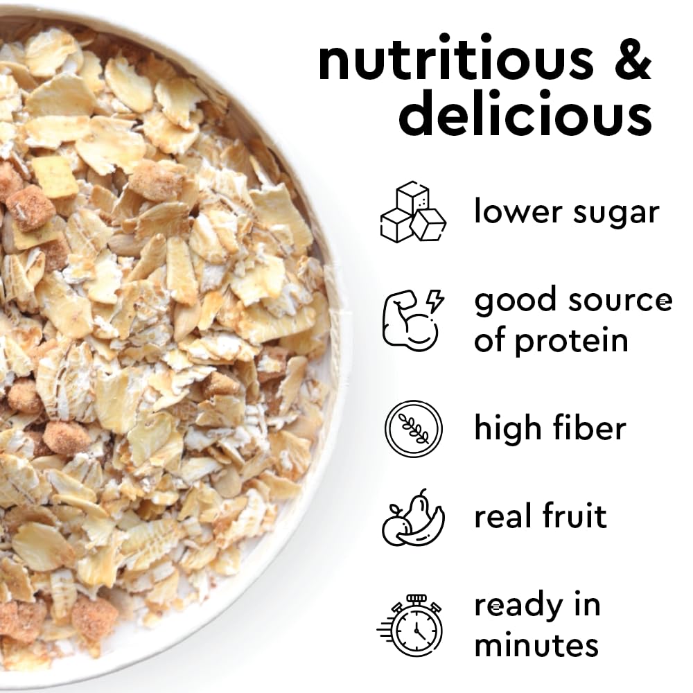 MYLK LABS Low Sugar High Fiber Breakfast with real apples and cinnamon