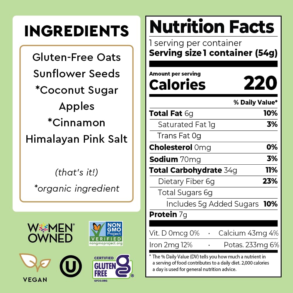 MYLK LABS Vegan Nut-Free Oatmeal Cup for plant-based mornings