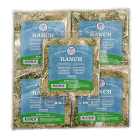 My Salt Ranch Dressing Mix 5-pack box showing convenient, low-sodium flavor option for quick dips.