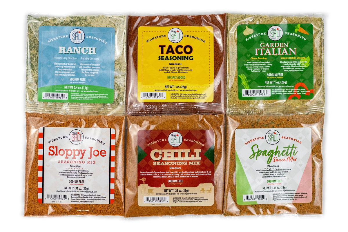 MySALT spaghetti sauce mix simmering pan delivers comforting sauce without salt.