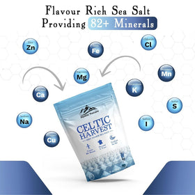 Mystic Nature Celtic Harvest contains over 82 minerals for nuanced seasoning.