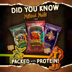 Mythical Meats Gift-ready Snack Pack perfect for sharing with friends and family