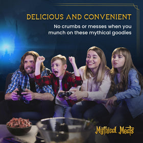 Mythical Meats pork stick—classic flavor in a portable pouch.