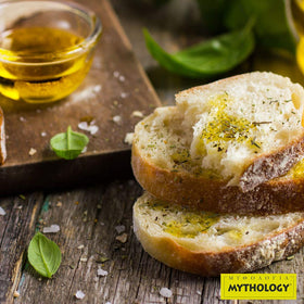 Mythology olive oil gift packaging, ideal for Greek gifts.
