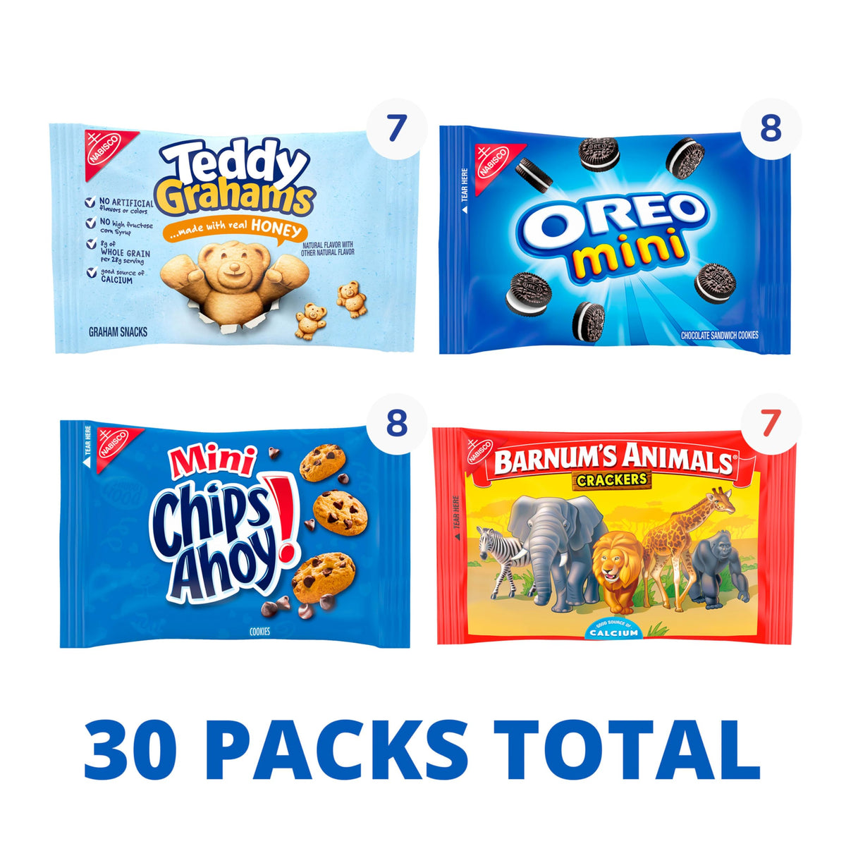 Nabisco Barnum's Animal Crackers display for lunchbox sweetness