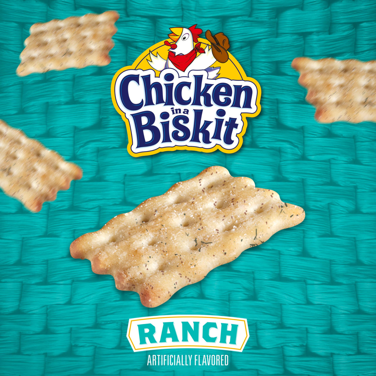 NABISCO Chicken in a Biskit Ranch crackers served with dips for party spread