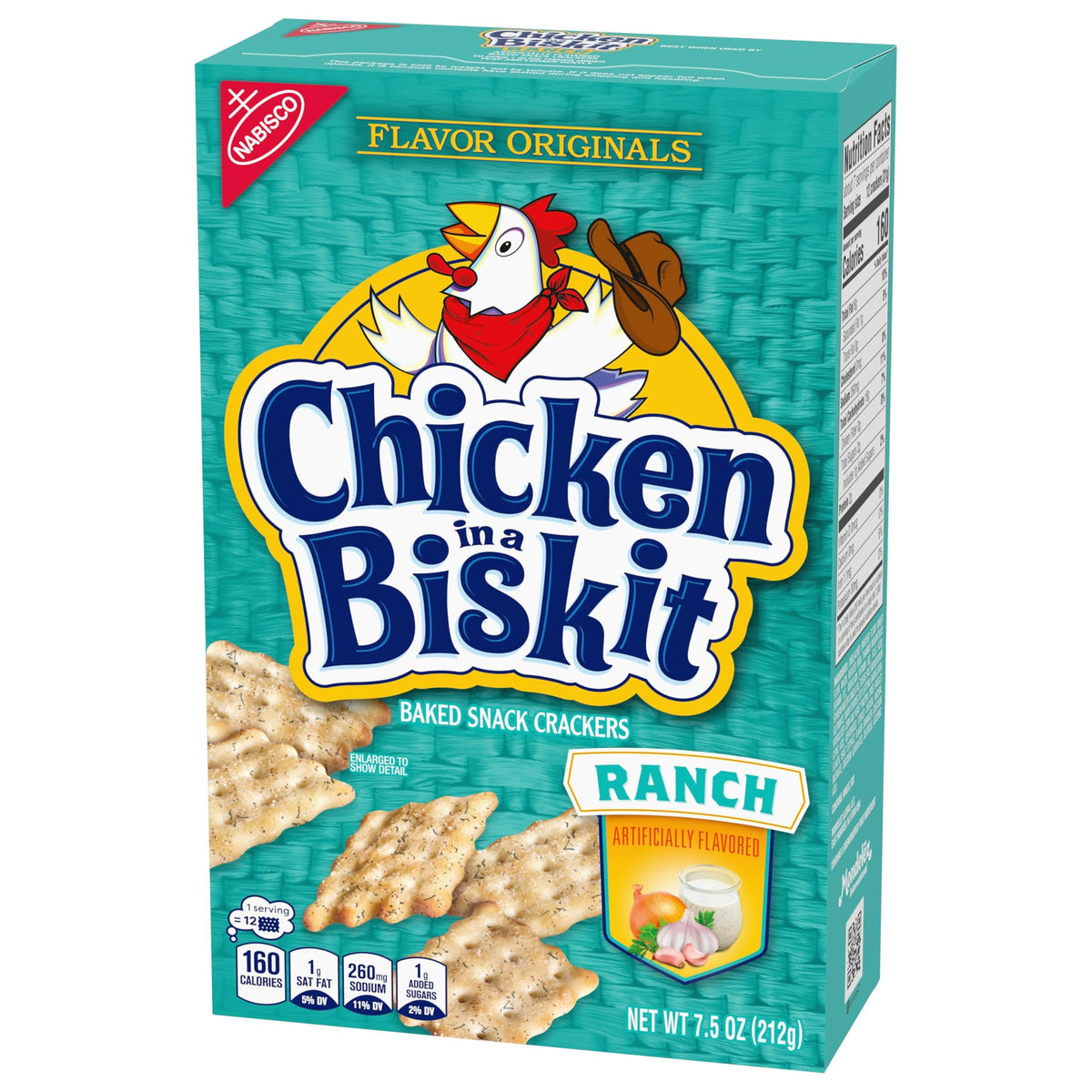 NABISCO Chicken in a Biskit Ranch crackers movie night crunch