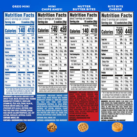 NABISCO CHIPS AHOY! Minis cookies in a convenient snack pack for quick bites.