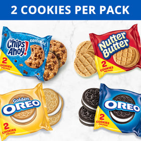 Nabisco CHIPS AHOY! pack, crunchy cookies great with ice cream.