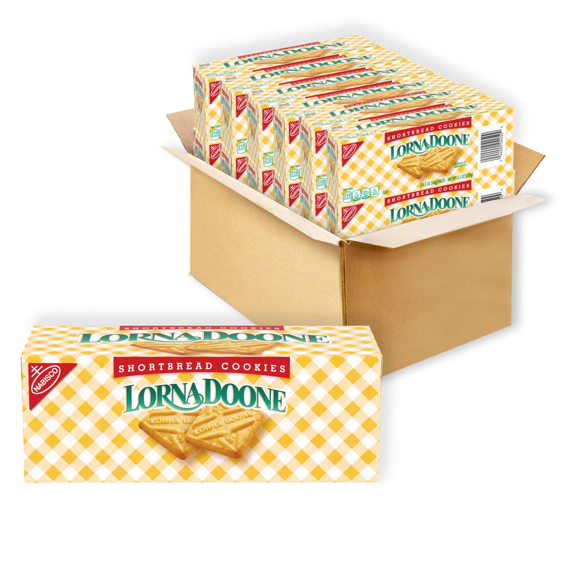 Nabisco Lorna Doone box display ideal for family sharing