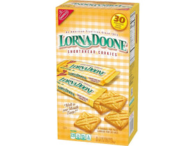 Nabisco Lorna Doone shortbread cookies box front highlighting classic American tradition