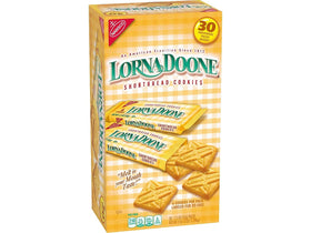 Nabisco Lorna Doone shortbread cookies on plate for tea-time pairing