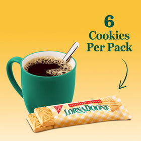 Square Lorna Doone cookies showcasing classic design for coffee breaks